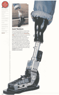 TIME magazine coverage of the powered ankle-foot prosthesis, 2007